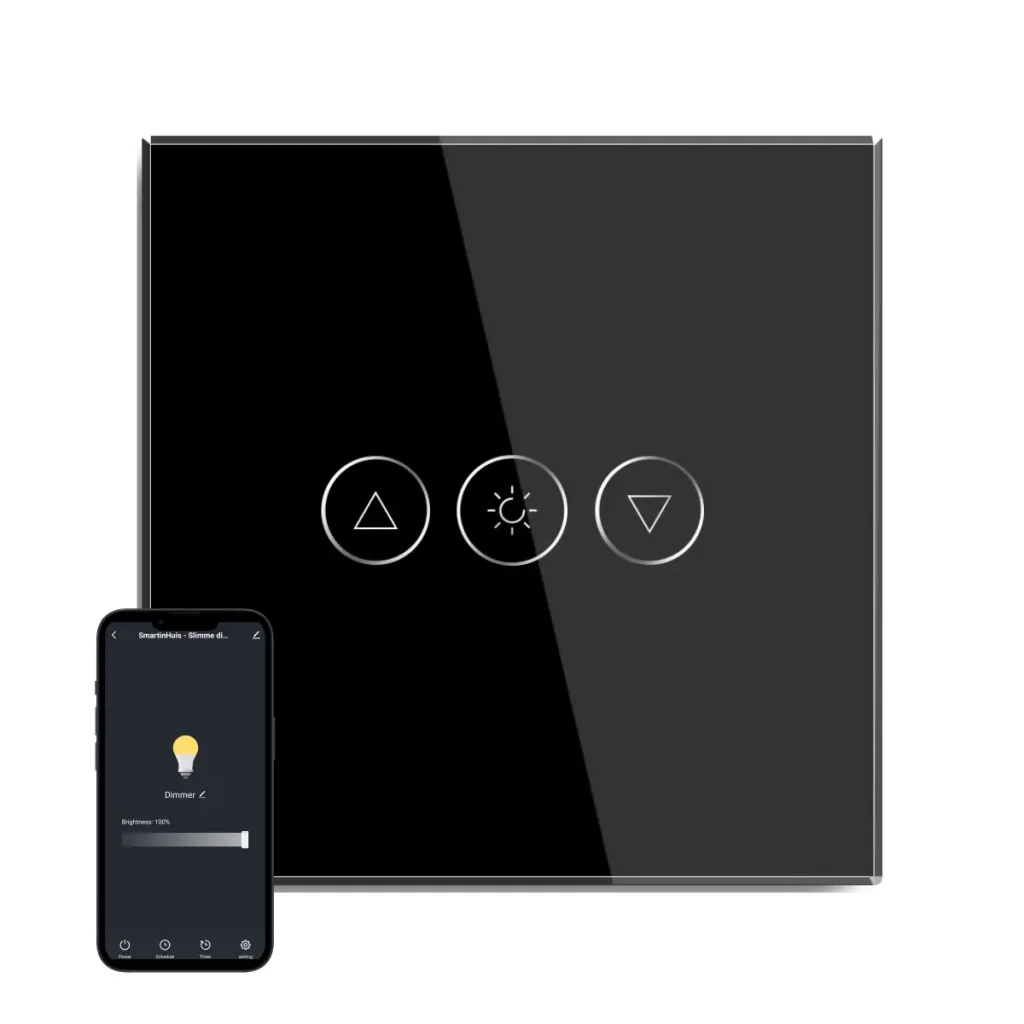 24SES Dimmer-met-smartphone-Zwart-Voorkant-1024x1024 Handleidingen  