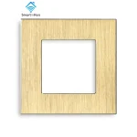 Geborsteld alumnium frame - Goud